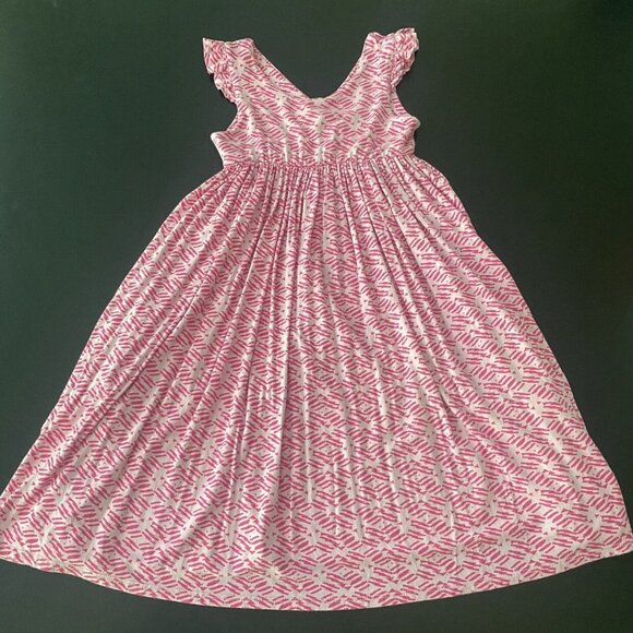 Remie Girl Pink Print Junie Dress - Picture 1 of 7